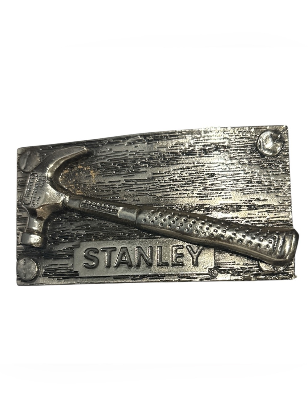 Vintage Stanley Tools (Silver Colored)  Belt Buckle 1981